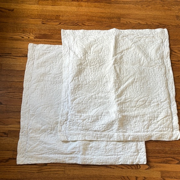 Pottery Barn Accents Pottery Barn Euro Shams Set Of 2 Poshmark